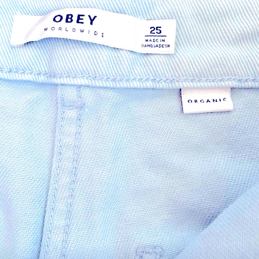 ๐HP๐OBEY Jean Shorts - Picture 6 of 12